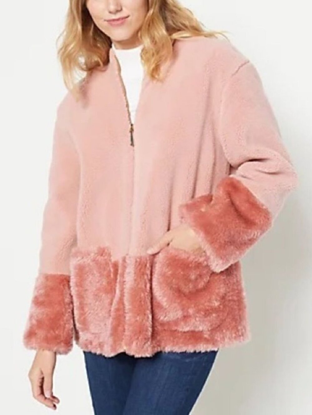 Koolaburra by UGG Faux Fur Trim Hooded Coat
